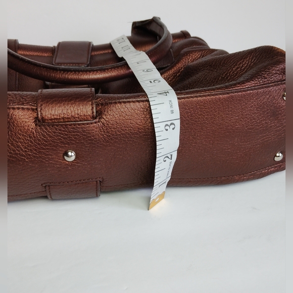 Salvatore Ferragamo Top Handle Bag DH-21 A501 Leather Hand Bag - Picture 11 of 13